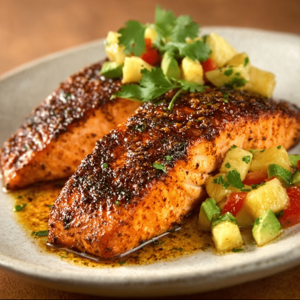 Maple-Infused Southwestern Salmon: A Flavorful Delight!