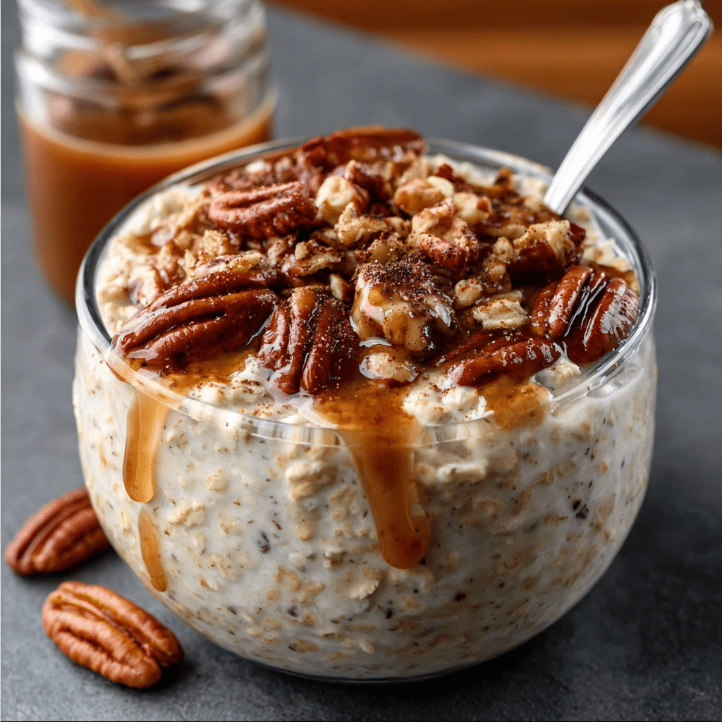 Maple Pecan Overnight Oats — Easy Fall Breakfast Ready to Enjoy!