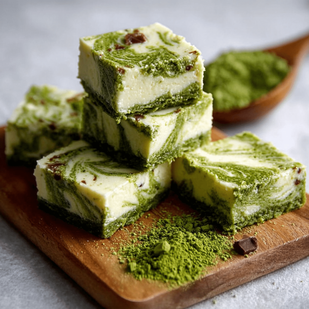 Matcha White Chocolate Swirl Fudge That Delights!