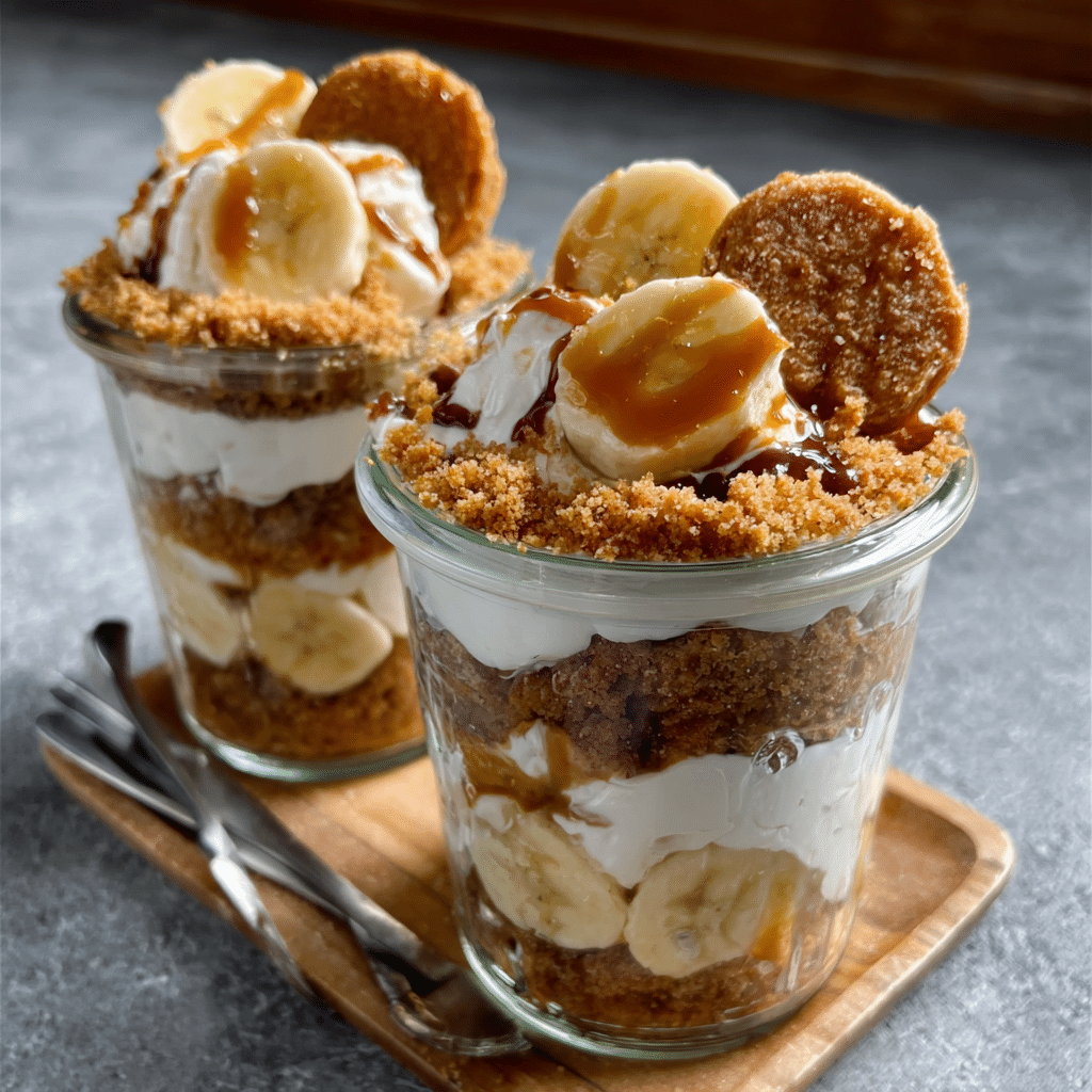 Peanut Butter Banana Cream Pie Jars: A Sweet Delight!