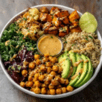 Quinoa-chickpea Buddha Bowl with Citrus Dressing
