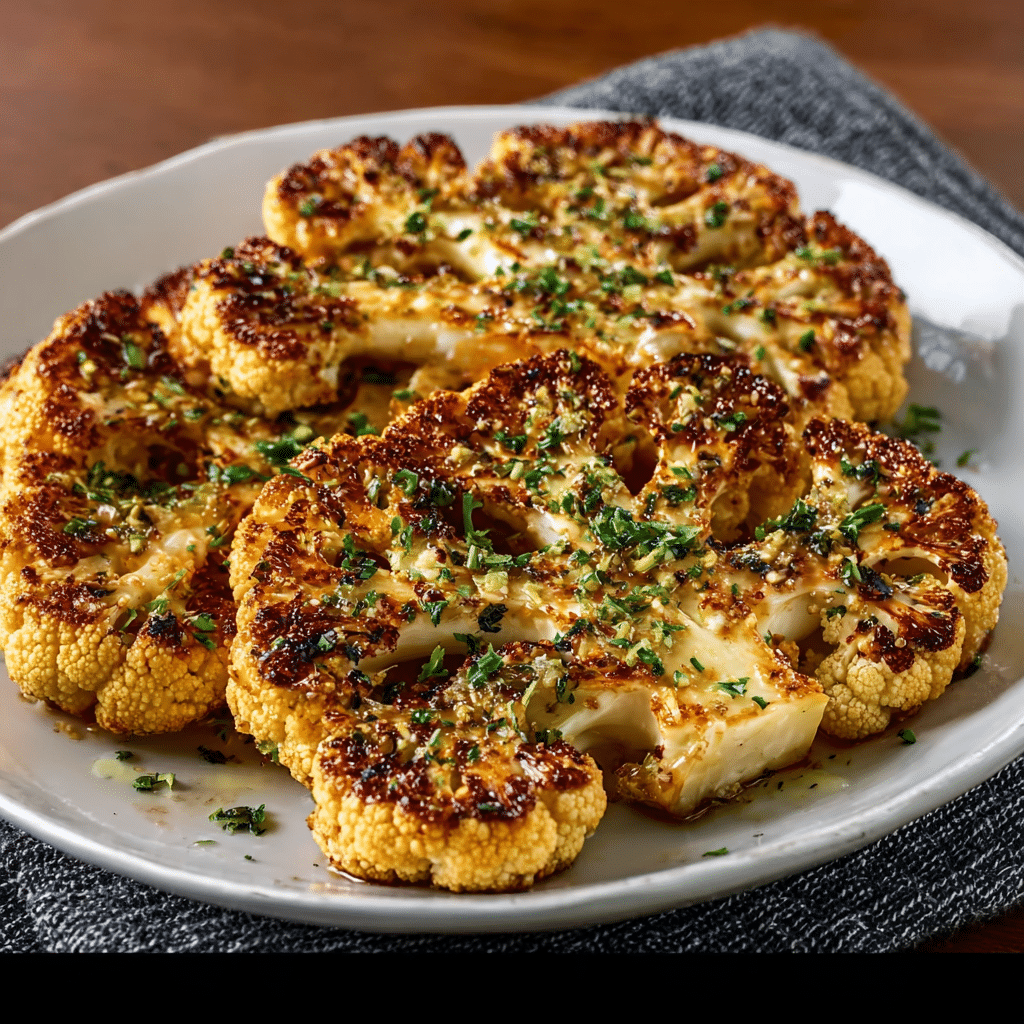 Roasted Garlic Cauliflower Steaks that Impress Every Time