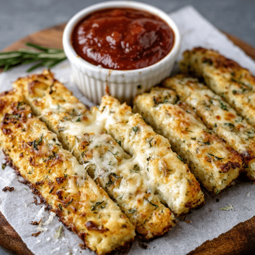 Rosemary-Parmesan Cauliflower Breadsticks: A Must-Try Recipe!