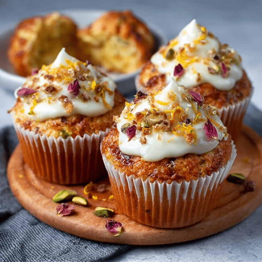 Saffron Cardamom Dream Cupcakes: A Flavorful Delight!