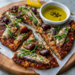 Sardine & Olive Tapenade Keto Flatbread