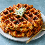 Savory Cheddar Chive Waffles
