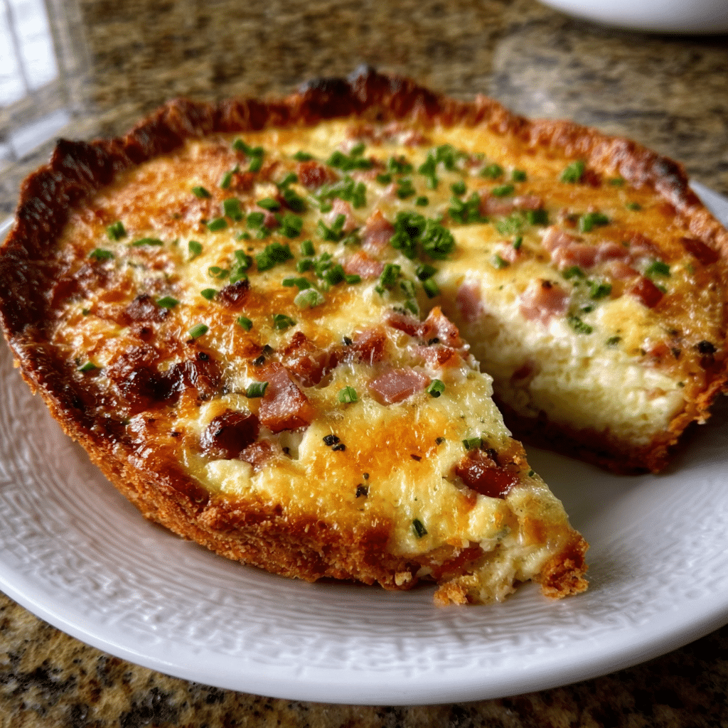 Savory Ham and Swiss Quiche: A Delicious Recipe Idea!
