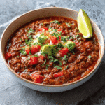 Savory Keto Beef Chili Delight