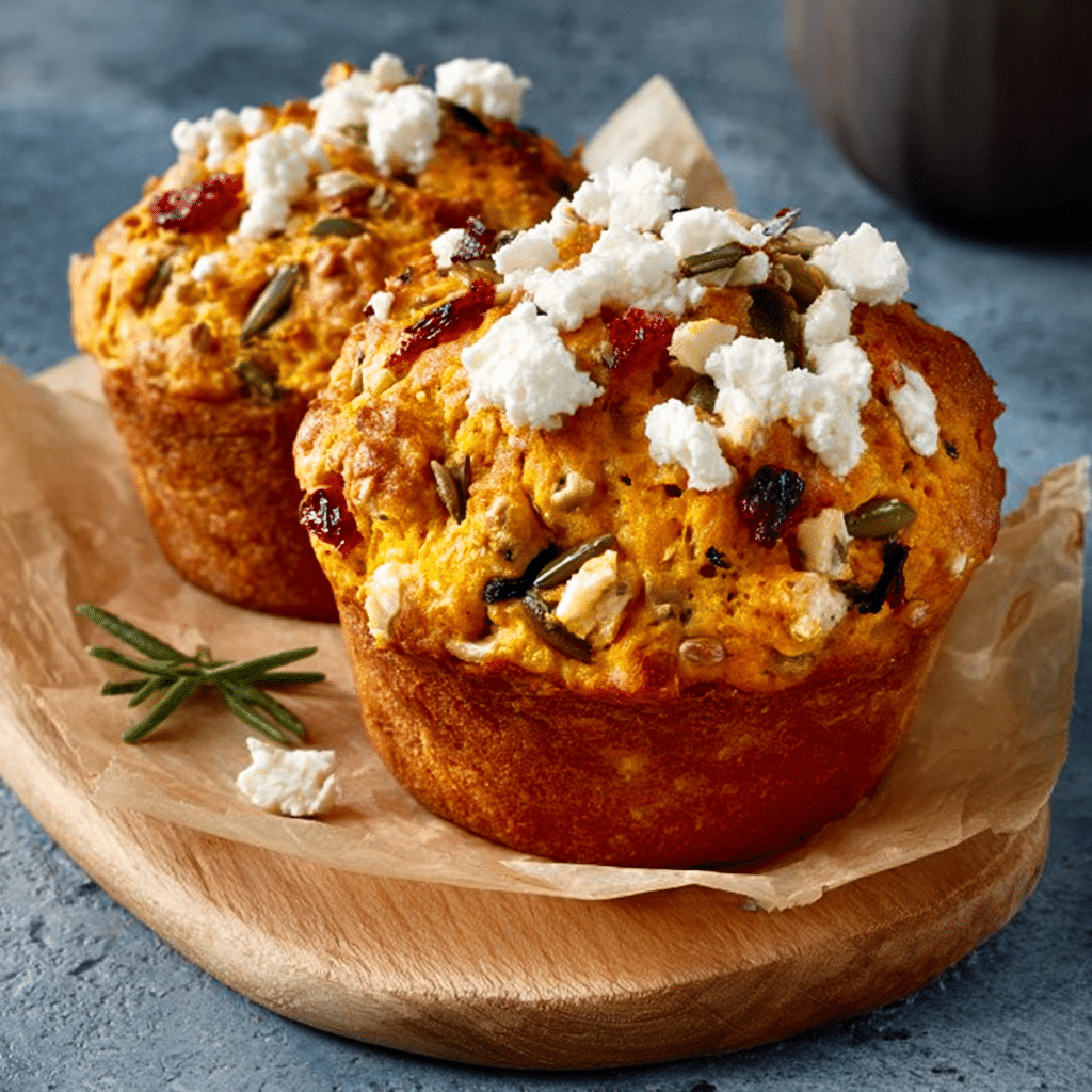 Savory Pumpkin & Feta Muffins: Try This Delicious Recipe!