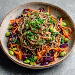 Sesame Ginger Soba Noodle Salad