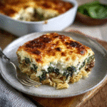 Spinach and Feta Pastitsio Pie
