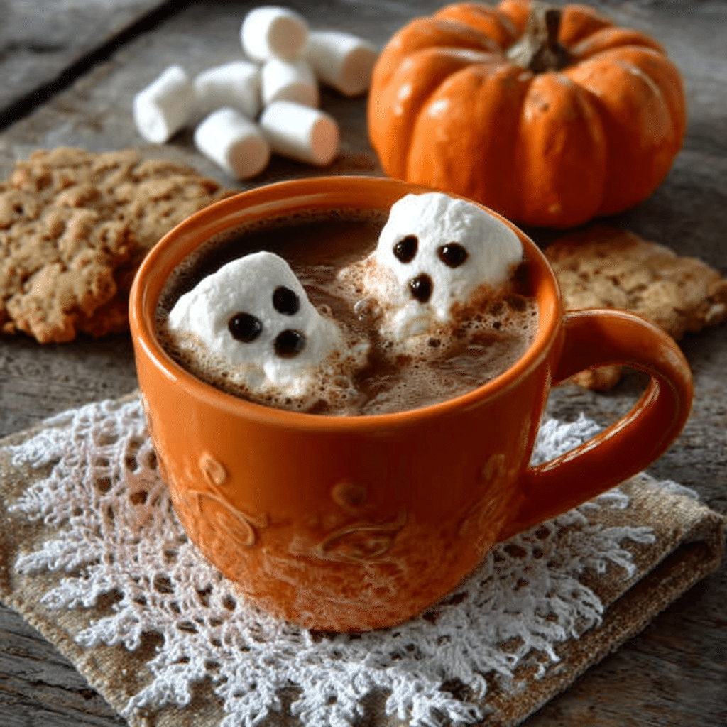 Spooky Chocolate Milk with Marshmallow Spirits recipe revealed!
