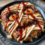 Spooky Mummy Meatloaf Halloween dish