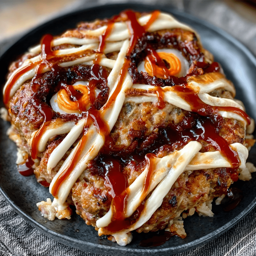Spooky Mummy Meatloaf Halloween dish that wows guests!