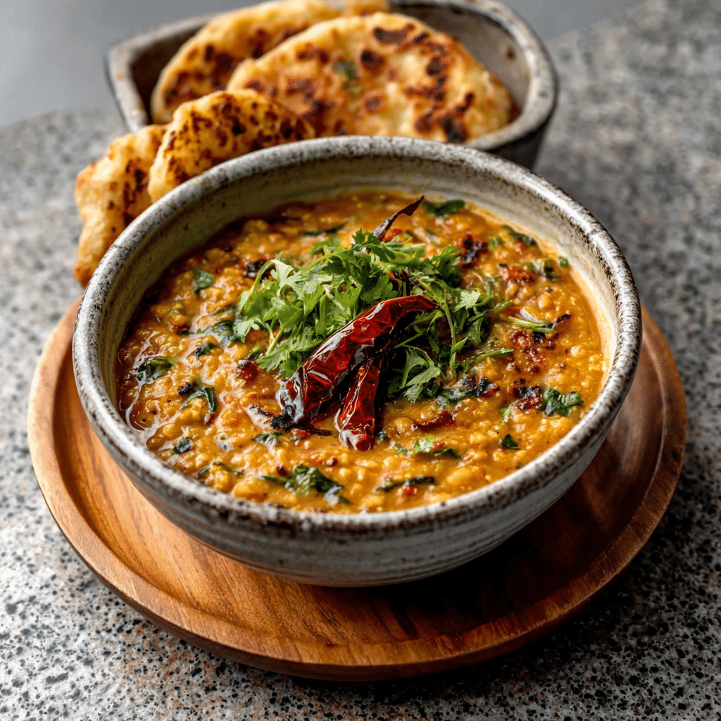 Sri Lankan Dhal Curry with Coconut Roti: A Flavorful Journey