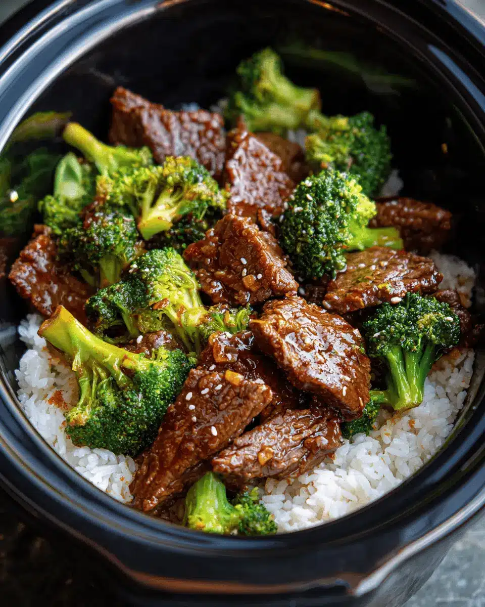 Easy Slow Cooker Beef and Broccoli: A Savory Weeknight Delight