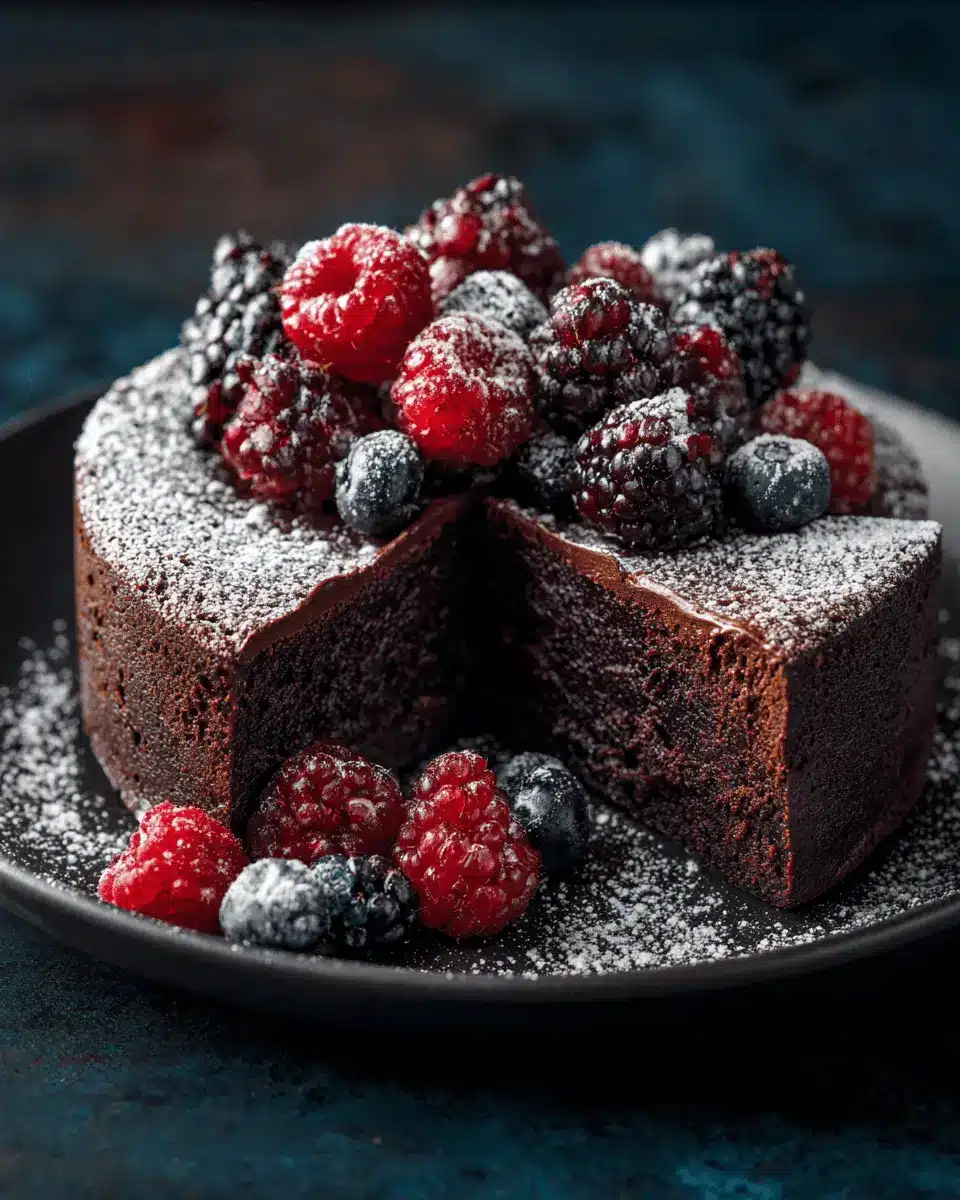 Flourless Sugar-Free Chocolate Cake: Indulgent Guilt-Free Delight