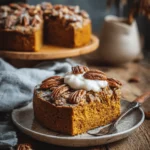 Flourless Maple Pecan Pumpkin Yogurt Cake First Image