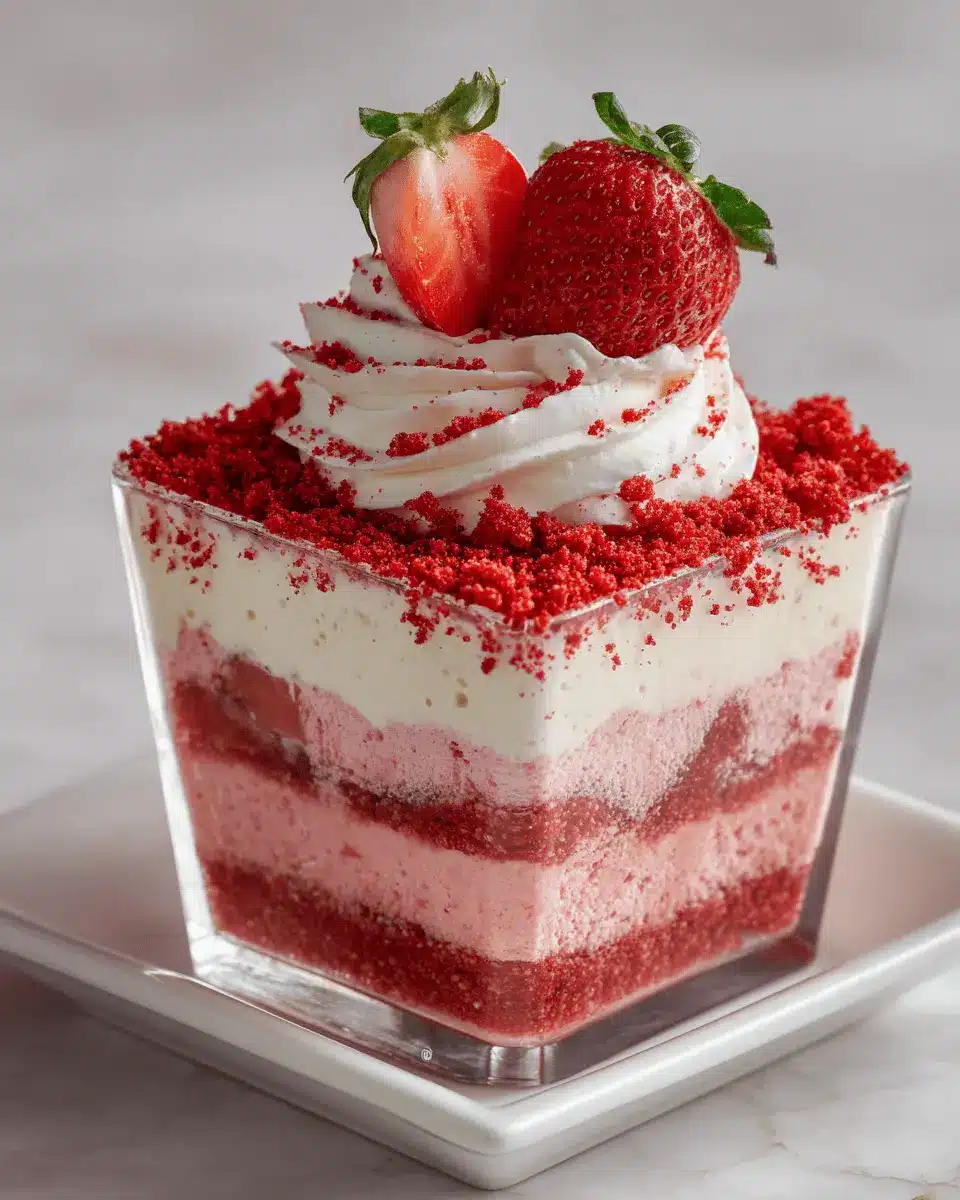Strawberry Crunch Tres Leches Cups: A Joyful Indulgence