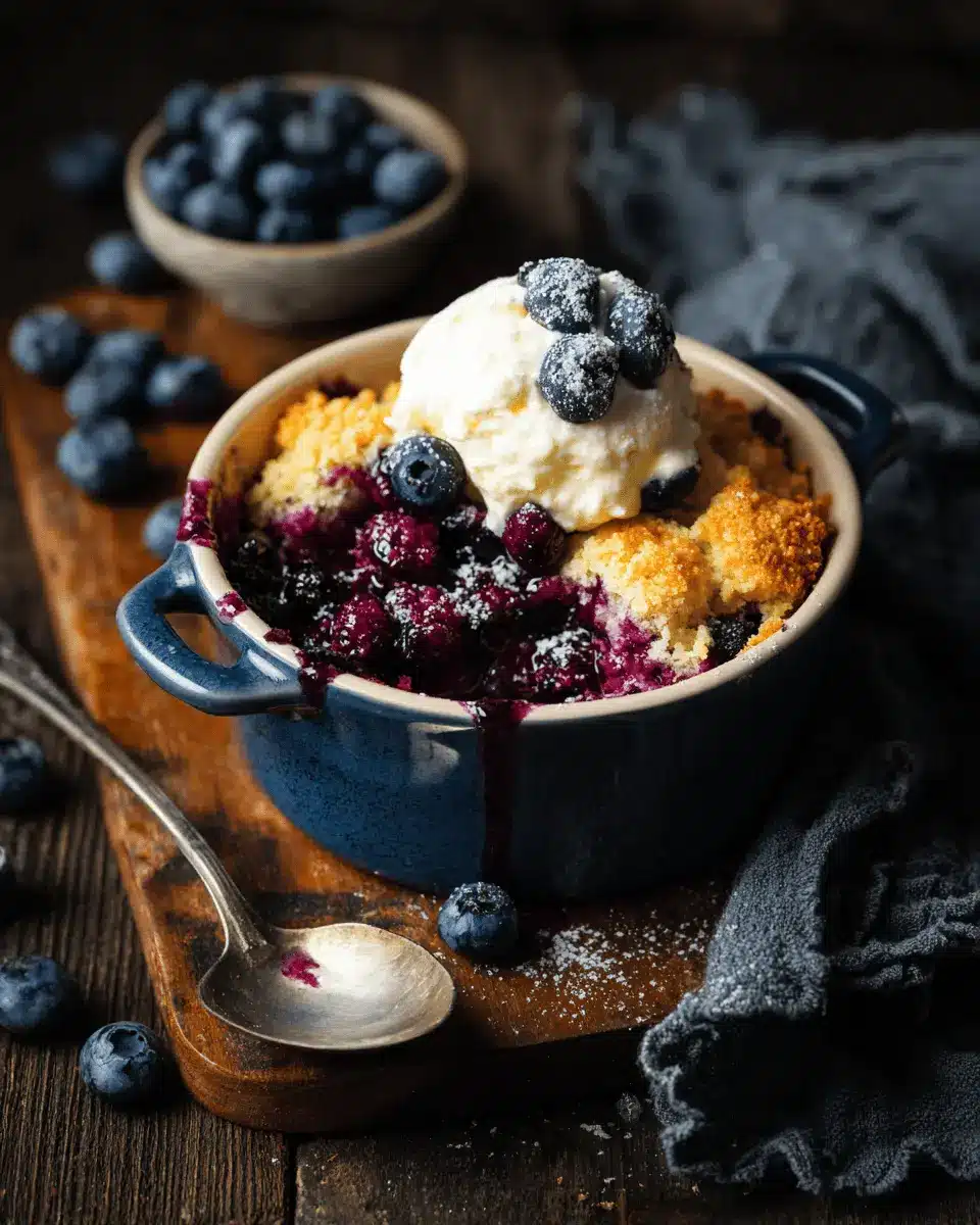 Blueberry Cobbler with Cream Cheese: Irresistibly Creamy Joy