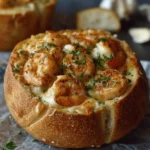 Garlic Shrimp and Cheese Bread Bowl First Image