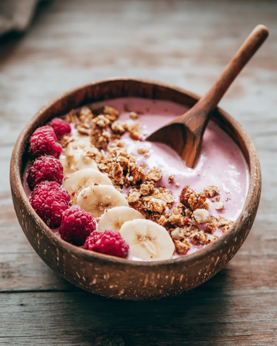 Raspberry Banana Smoothie Bowl: The Best Breakfast Bliss