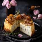 Roquefort Cheese Cheesecake with Caramelized Apples First Image