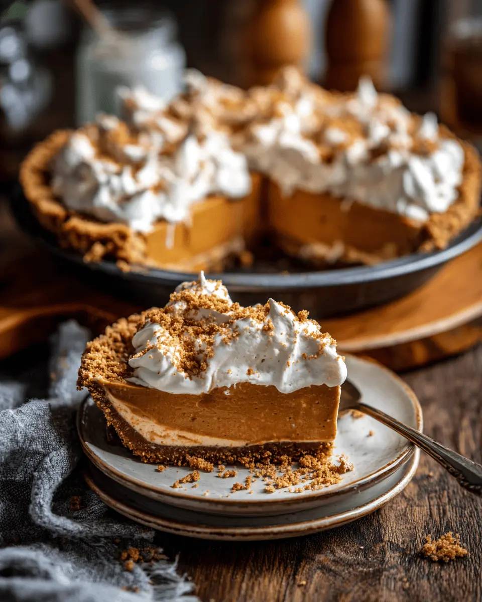 No Bake Pumpkin Pie First Image