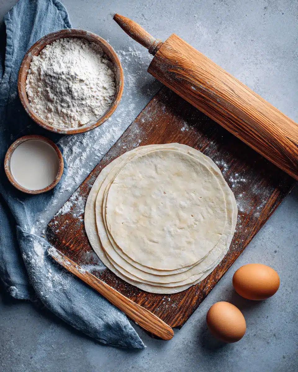 Homemade Egg Roll Wrappers First Image