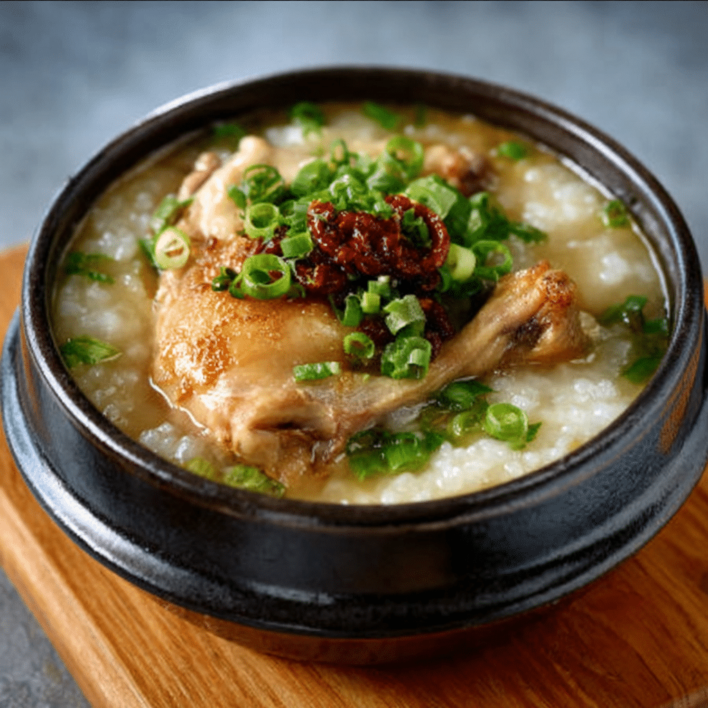 Korean Ginseng Chicken Porridge: Discover a Savory Twist!