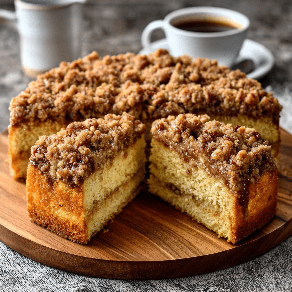 Maple Streusel Cake with Browned Butter