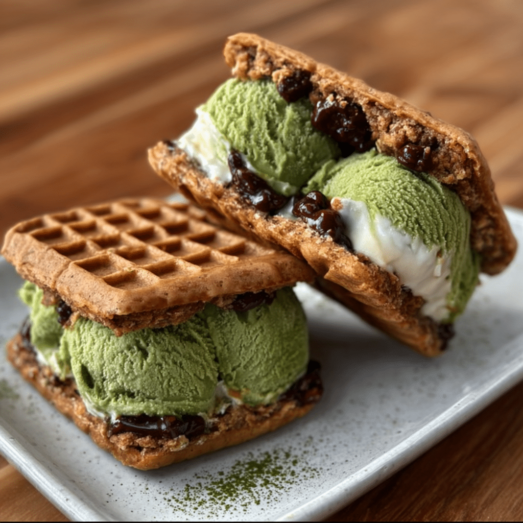 Matcha Red Bean Ice Cream Sandwiches: A Delicious Recipe!
