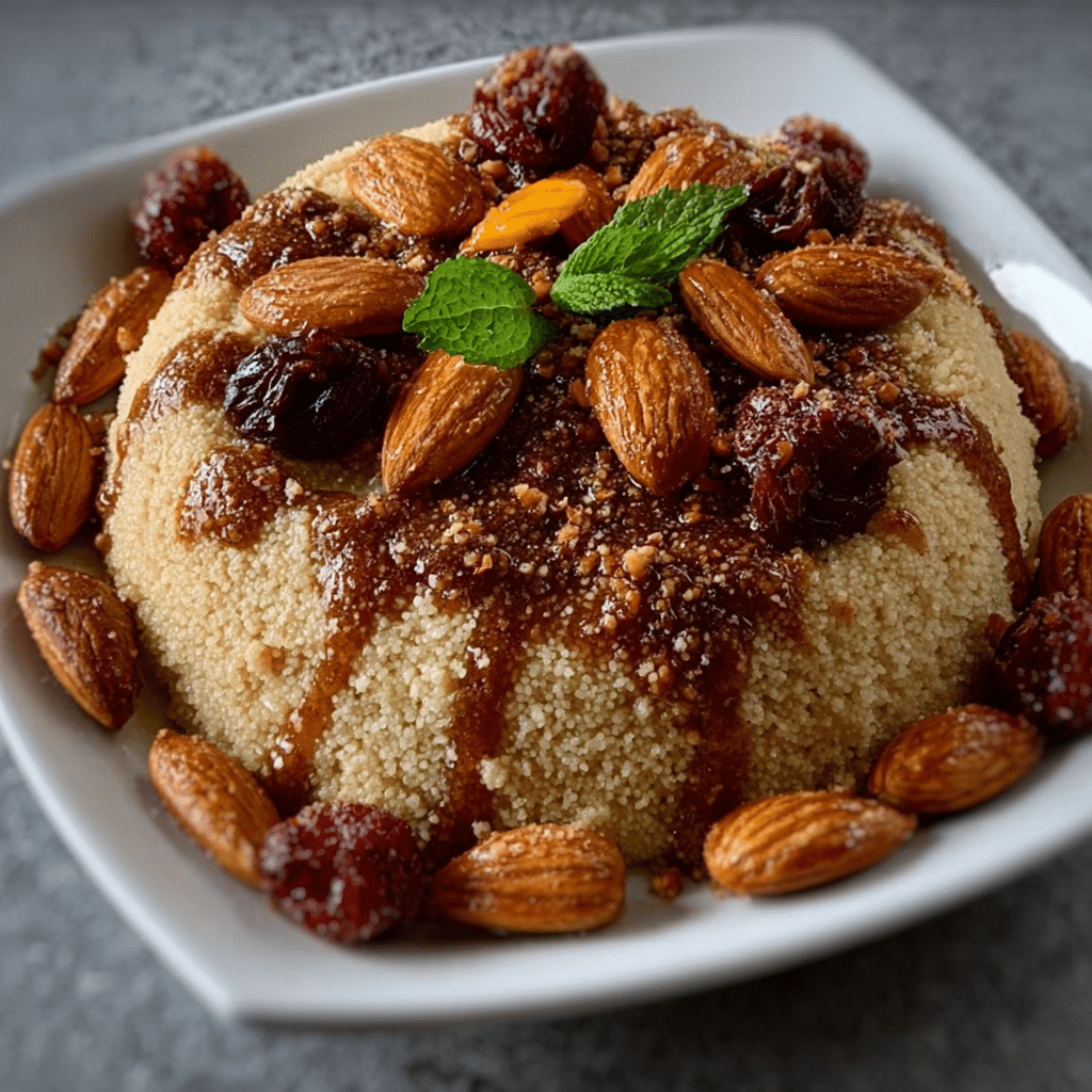 Moroccan Rosewater Almond Couscous Pudding: Discover Its Delightful Secrets!