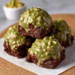 Pistachio Ferrero Rocher Brownies Recipe