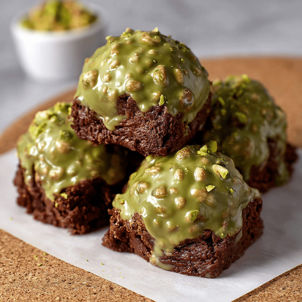 Pistachio Ferrero Rocher Brownies Recipe: Indulge Today!