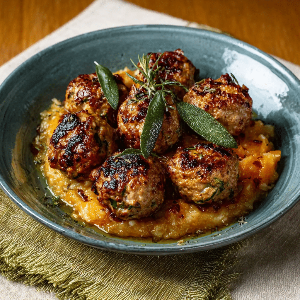 Pork, Apple & Sage Meatballs: A Savory Delight Recipe