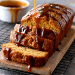 Pumpkin Bread with Salted Brown Butter Glaze