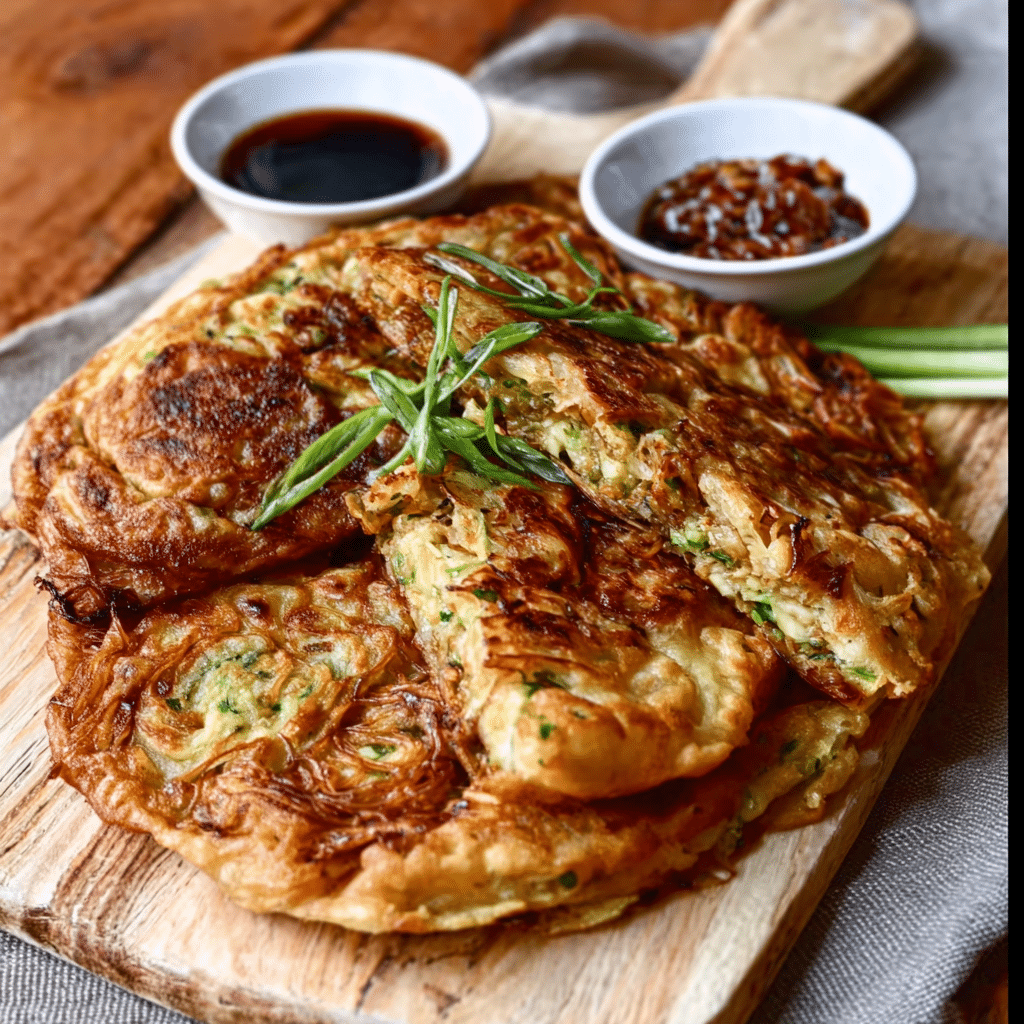 Shanghai Soy-Garlic Noodle Pancakes: A Delicious Recipe!