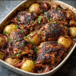 Sheet-Pan Musakhan (Palestinian Chicken & Potatoes)