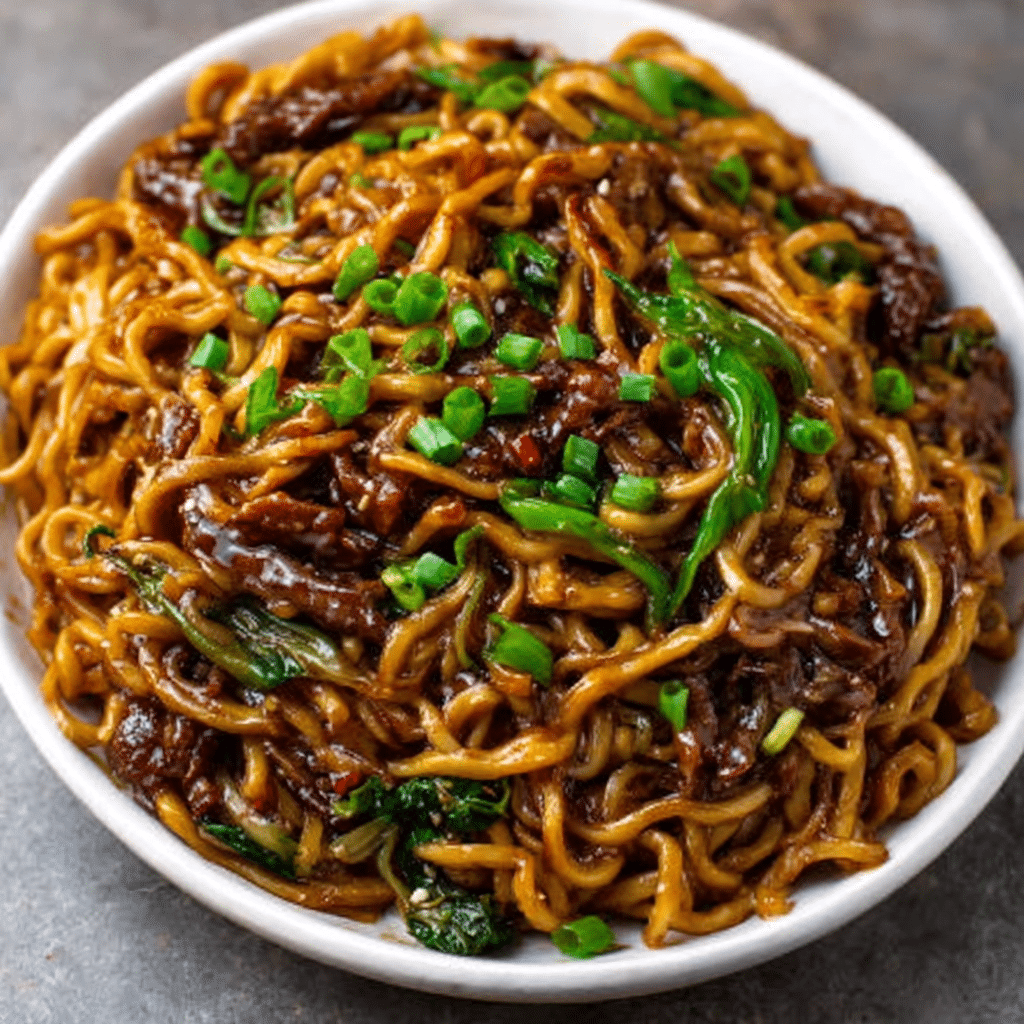Spicy Mongolian Garlic Noodles: A Flavorful Recipe Guide
