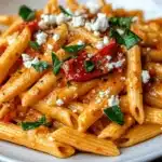 Roasted Red Pepper & Goat Cheese Penne First Image First Image