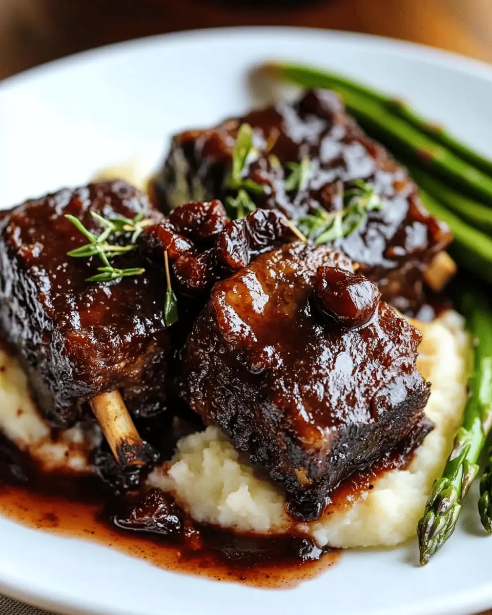 Cranberry Chipotle Glazed Short Ribs: Juicy, Bold Flavors Await