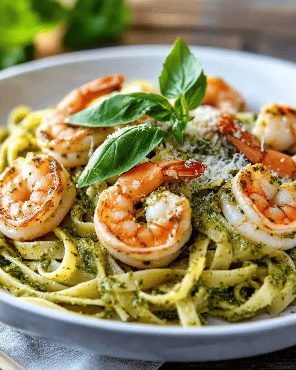 Pesto Shrimp Tagliatelle: A Fresh Twist on Comfort Food