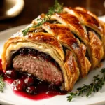 Spiced Cranberry Beef Wellington First Image First Image