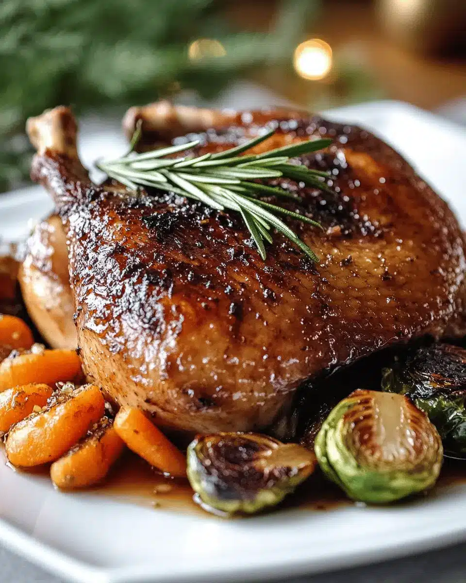 Rosemary Garlic Roasted Duck: Juicy and Irresistibly Flavorful