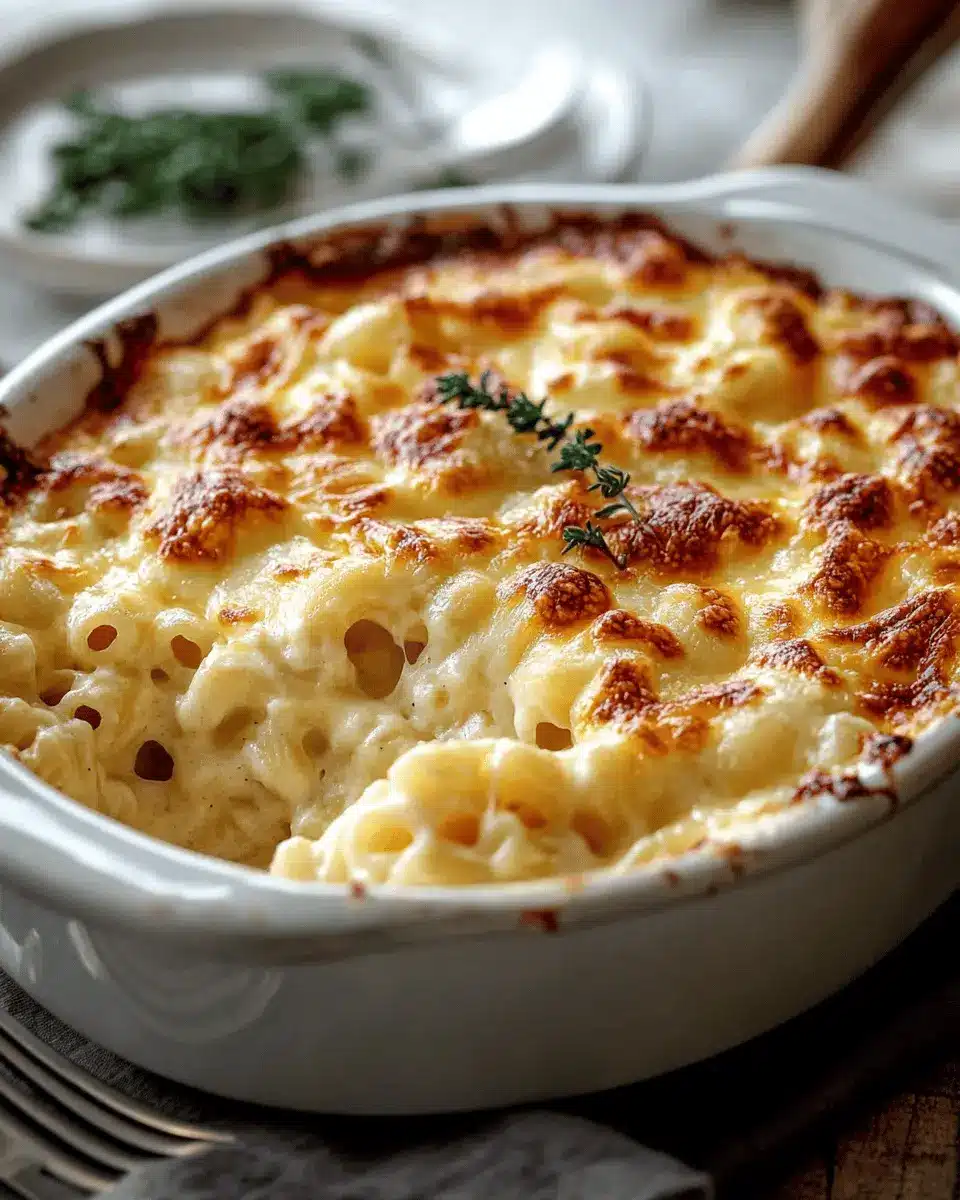 Four-Cheese Baked Macaroni: Indulgent Comfort in Every Bite