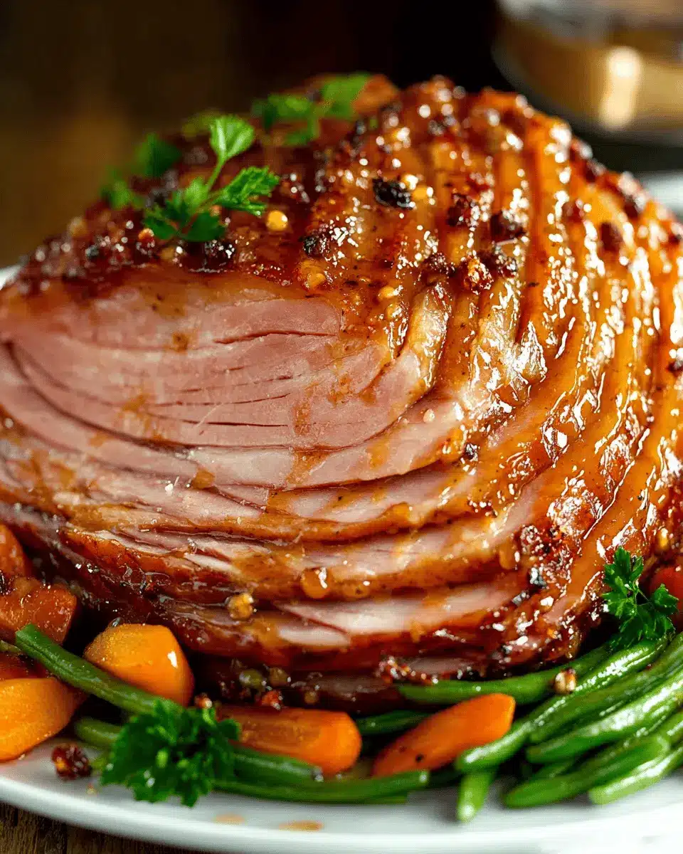 Honey-Mustard Baked Ham: Juicy Perfection with Cloves