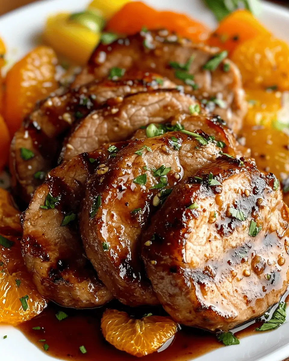 Cinnamon Orange Pork Medallions: Juicy Bliss for Dinner!