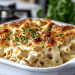 Chicken Alfredo Pasta Bake First Image First Image