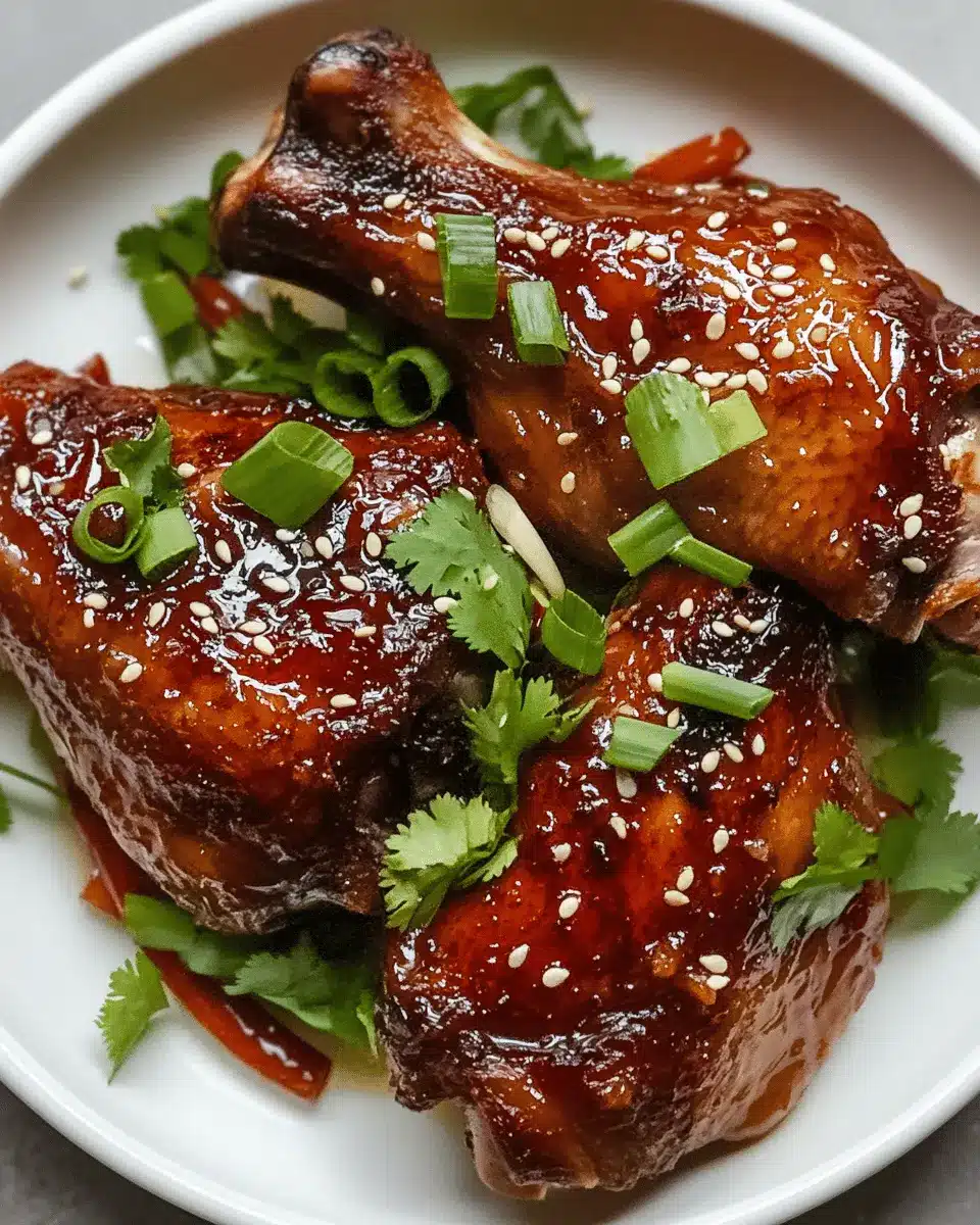 Ginger Soy Glazed Duck Legs: Irresistibly Savory Delight